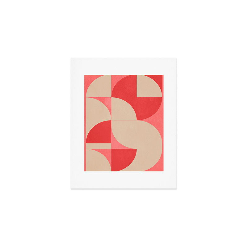 Modern geometric shapes 58 Art Print Gallery Image 1