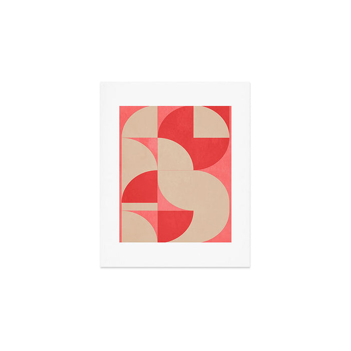 Modern geometric shapes 58 Art Print Gallery Image 1