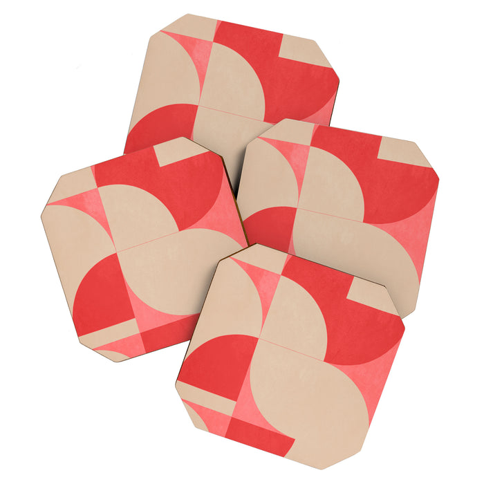 Modern geometric shapes 58 Coaster Gallery Image 1