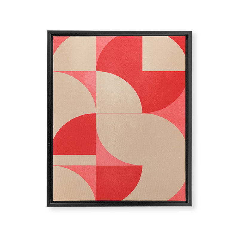 Modern geometric shapes 58 Framed Canvas Print Gallery Image 6