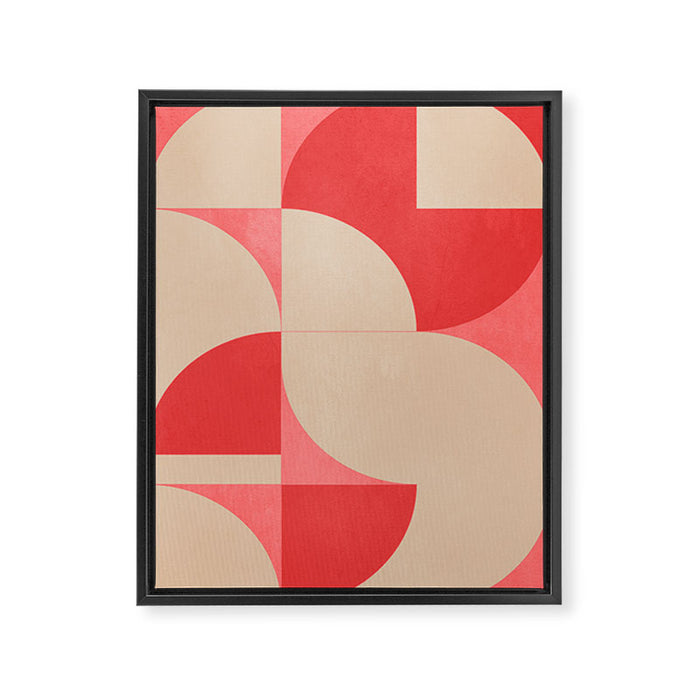 Modern geometric shapes 58 Framed Canvas Print Gallery Image 1