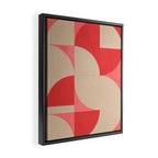 Modern geometric shapes 58 Framed Canvas Print Gallery Image 2