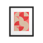 Modern geometric shapes 58 Framed Art Print Gallery Image 5