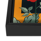 Red Roses 3 Framed Canvas Print Gallery Image 3
