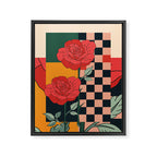 Red Roses 3 Framed Canvas Print Gallery Image 6