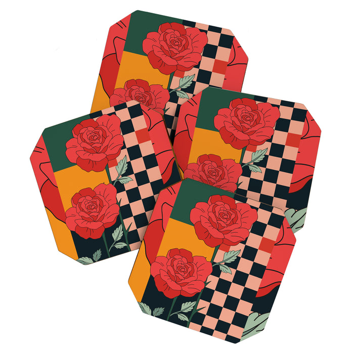 Red Roses Coaster Gallery Image 1