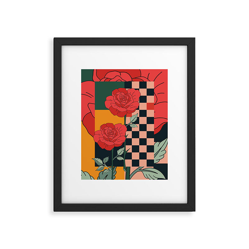 Red Roses Framed Art Print Gallery Image 5