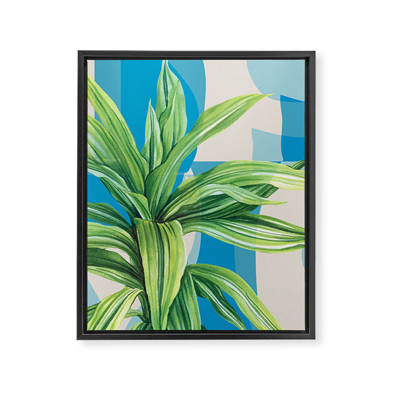 Tropical Geometry 81 Framed Canvas Print Gallery Image 8