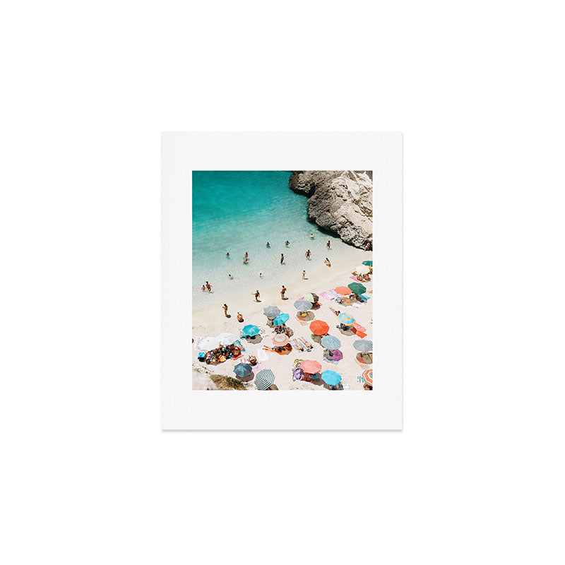 A Day At The Beach Art Print Gallery Image 1