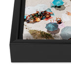 A Day At The Beach Framed Canvas Print Gallery Image 3