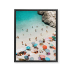 A Day At The Beach Framed Canvas Print Gallery Image 6