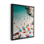 A Day At The Beach Framed Canvas Print Gallery Image 2