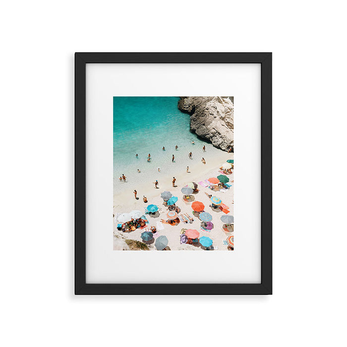 A Day At The Beach Framed Art Print Gallery Image 1