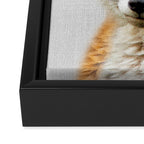 Baby Fox - Colorful Framed Canvas Print Gallery Image 3
