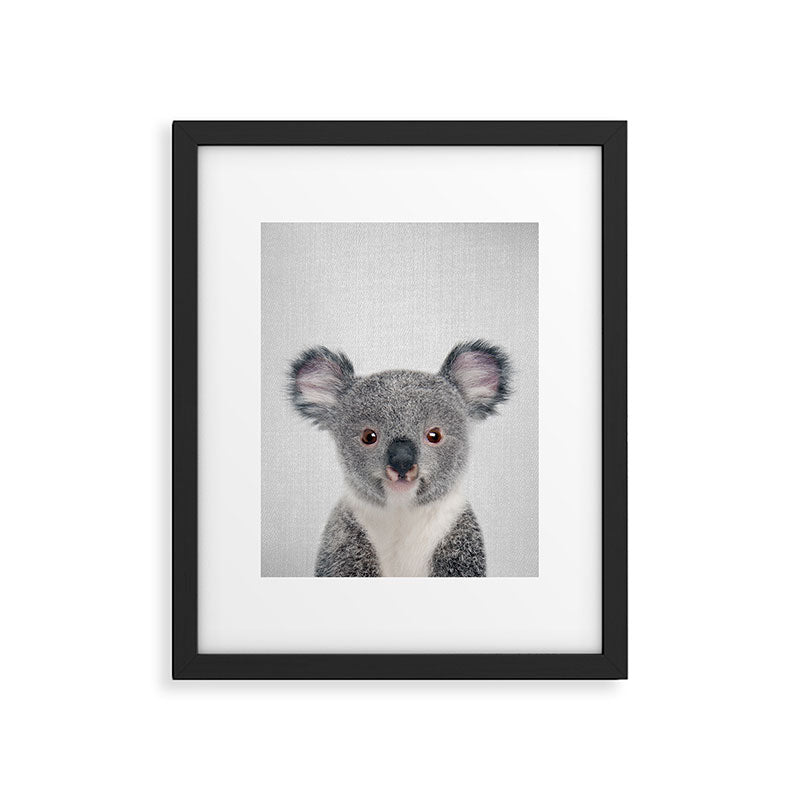 Baby Koala - Colorful Framed Art Print Gallery Image 6