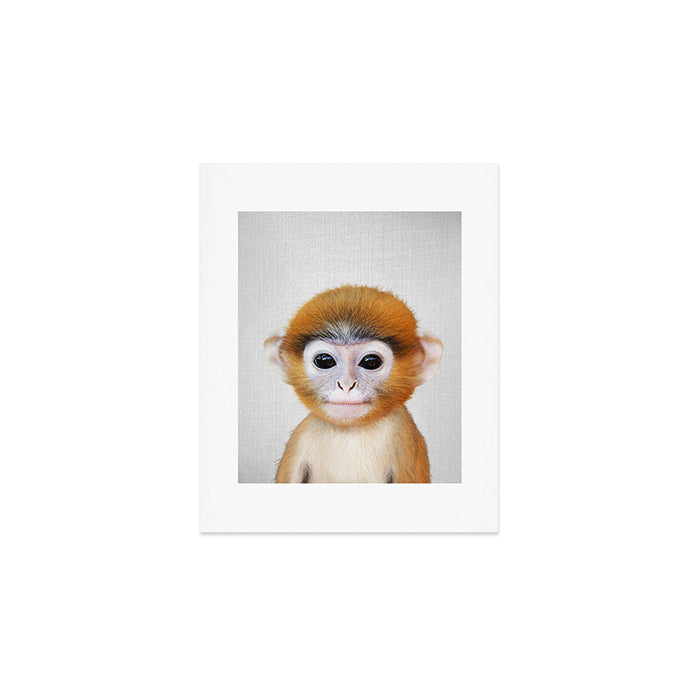 Baby Monkey - Colorful Art Print Gallery Image 1