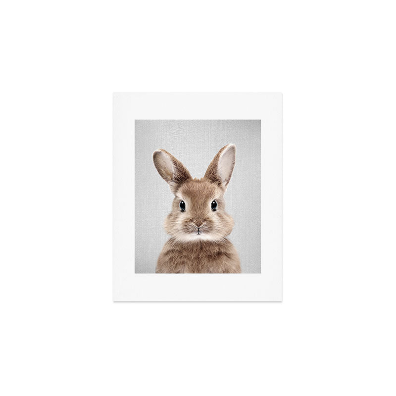 Baby Rabbit - Colorful Art Print Gallery Image 1