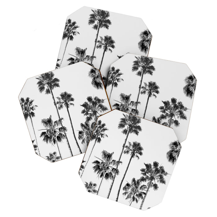 Black & White Palms 3 Coaster Gallery Image 1