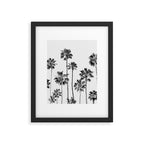 Black & White Palms 3 Framed Art Print Gallery Image 5