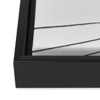 Black & White Palms Framed Canvas Print Gallery Image 3