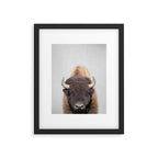 Buffalo - Colorful Framed Art Print Gallery Image 6