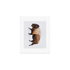 Buffalo In The Snow Art Print Gallery Image 1