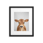Calf - Colorful Framed Art Print Gallery Image 6