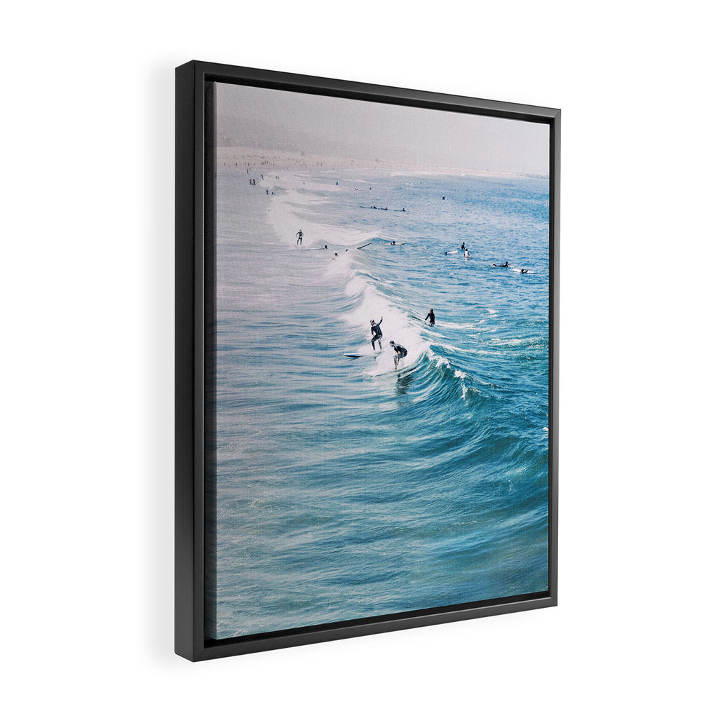 Catch A Wave Framed Canvas Print Gallery Image 2