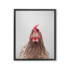 Chicken - Colorful Framed Canvas Print Gallery Image 8