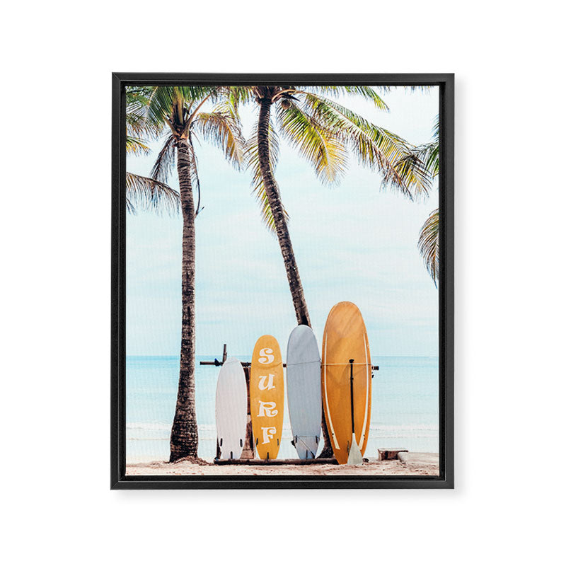 Choose Your Surfboard Framed Canvas Print Gallery Image 6