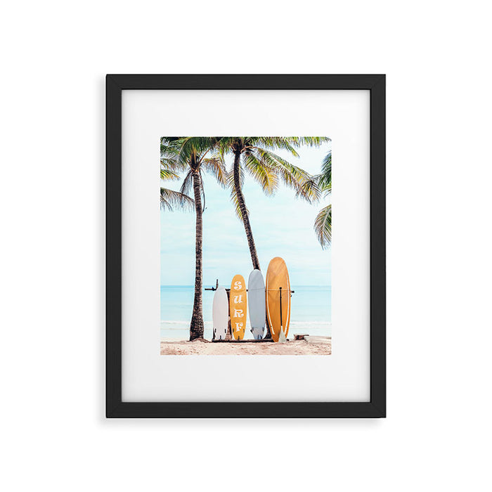 Choose Your Surfboard Framed Art Print Gallery Image 1