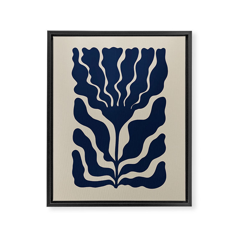 Day Bloom - Blue Framed Canvas Print Gallery Image 6