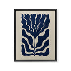 Day Bloom - Blue Framed Canvas Print Gallery Image 6