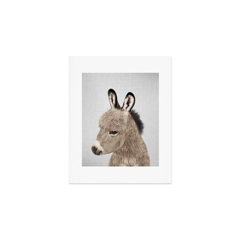 Donkey - Colorful Art Print Gallery Image 1