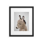 Donkey - Colorful Framed Art Print Gallery Image 6
