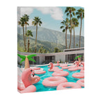 Flamingo Pool Party Canvas Print Gallery Image 6