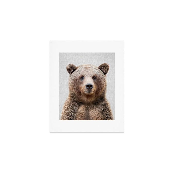 Grizzly Bear - Colorful Art Print Gallery Image 1