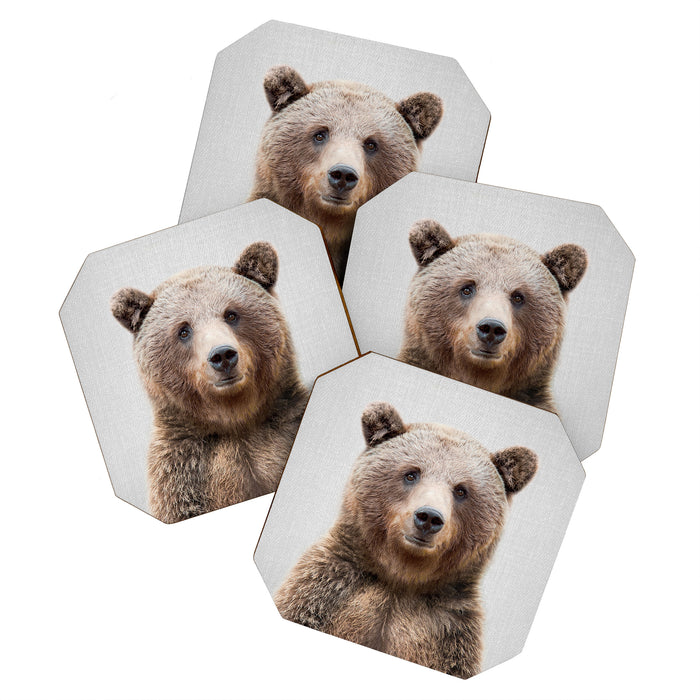 Grizzly Bear - Colorful Coaster Gallery Image 1