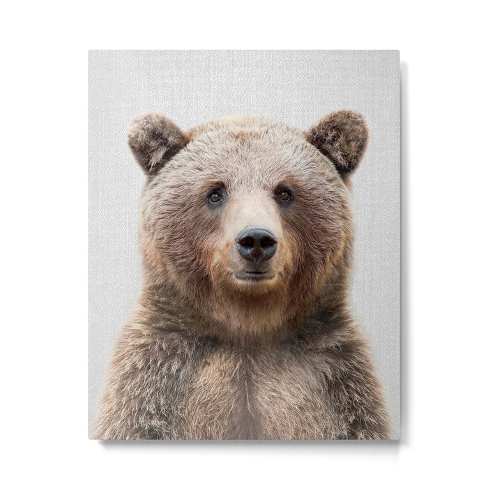 Grizzly Bear - Colorful Metal Print Gallery Image 1