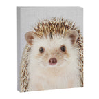 Hedgehog - Colorful Canvas Print Gallery Image 8