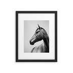 Horses - Black & White 2 Framed Art Print Gallery Image 5