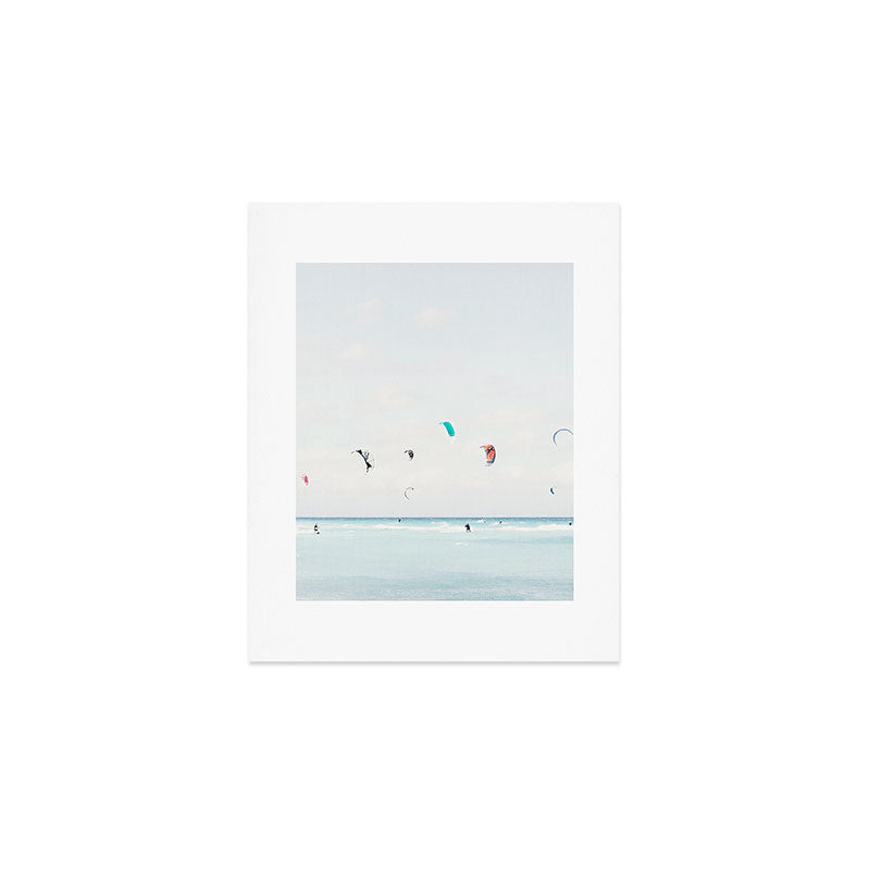 Kite Surfing Art Print Gallery Image 1