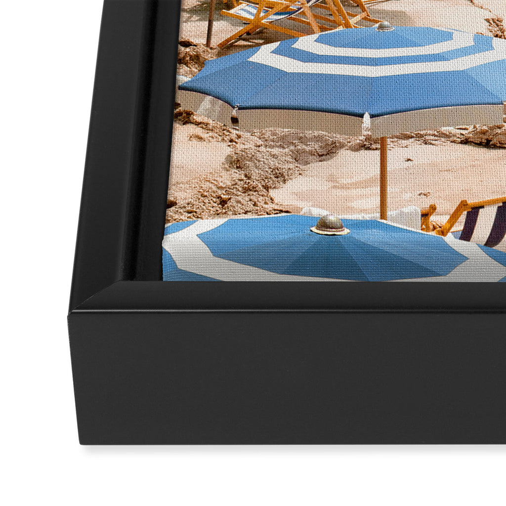 La Fontelina Beach Framed Canvas Print Gallery Image 3