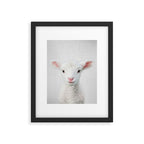 Lamb - Colorful Framed Art Print Gallery Image 4
