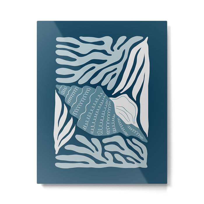 Ocean Floor - Dark Metal Print Gallery Image 1