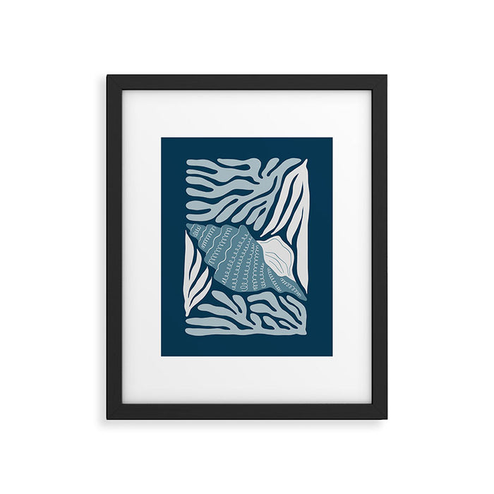 Ocean Floor - Dark Framed Art Print Gallery Image 1