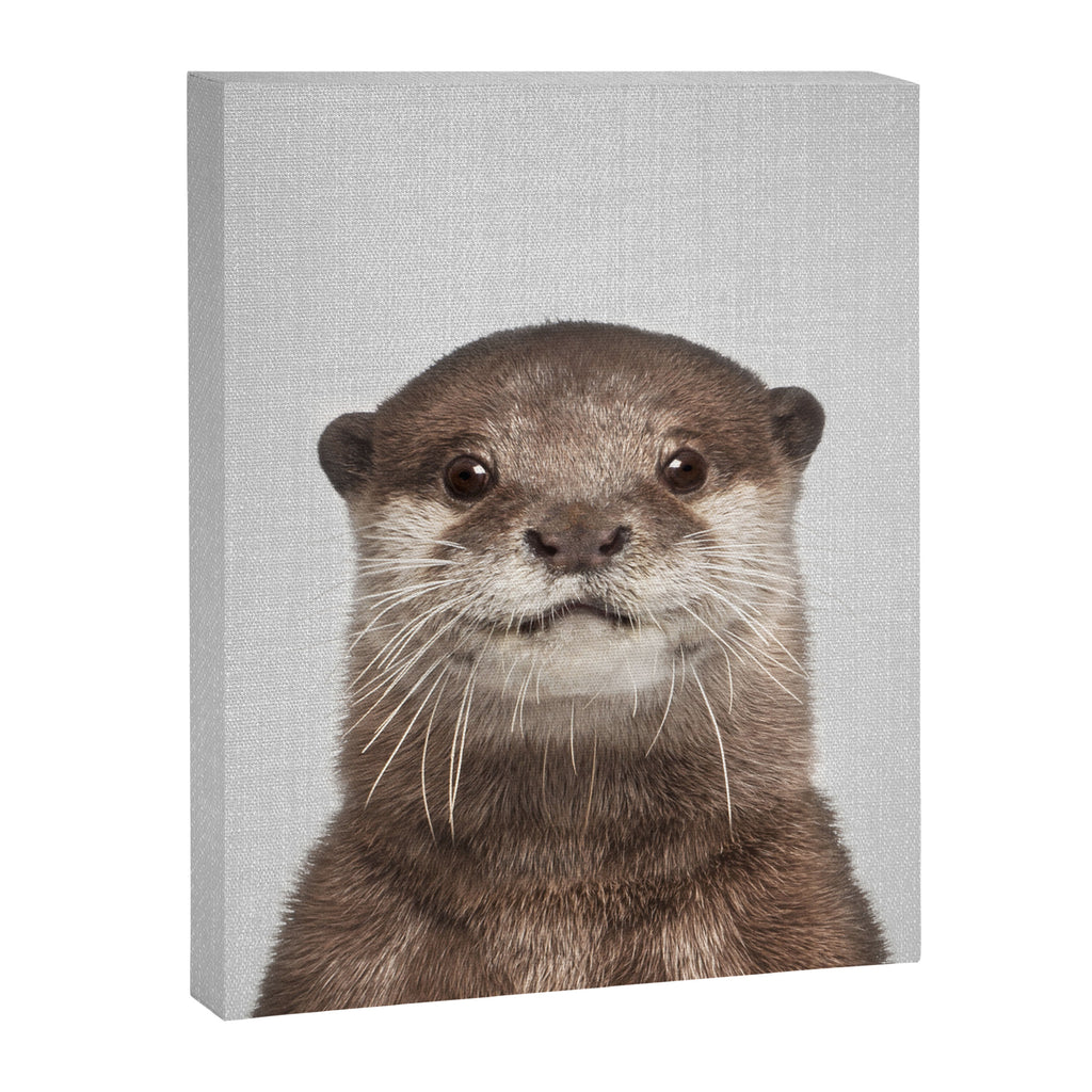 Otter - Colorful Canvas Print Gallery Image 8