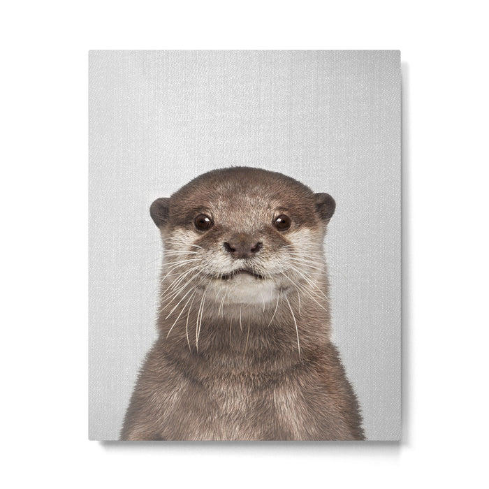 Otter - Colorful Metal Print Gallery Image 1