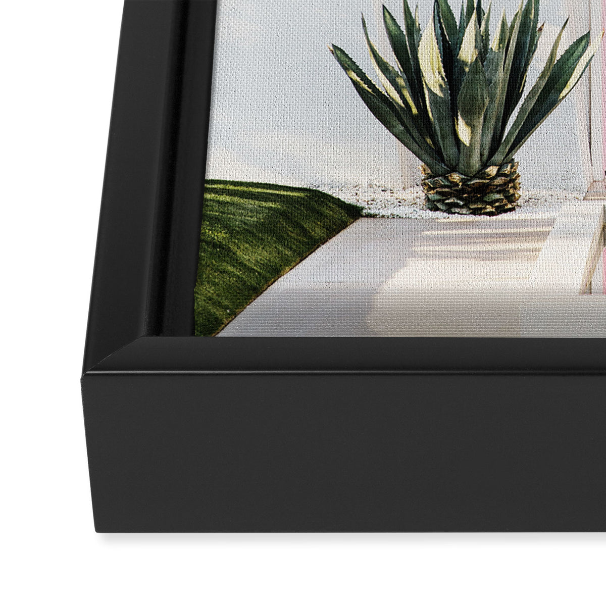 Palm Springs House Framed Canvas Print Gallery Image 3