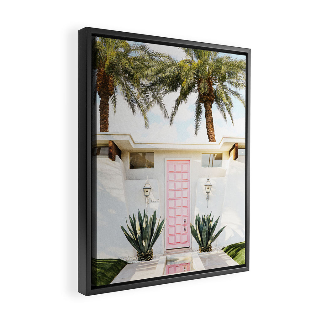 Palm Springs House Framed Canvas Print Gallery Image 2